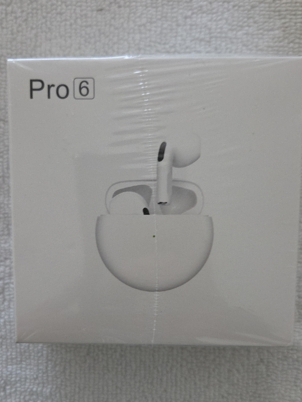 Pro 6 Wireless Earbuds — White